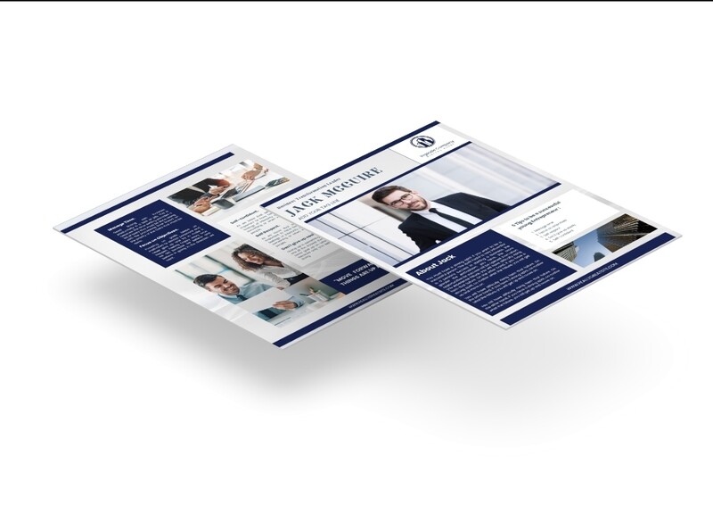 Executive BIO | Media Kit | Template Design