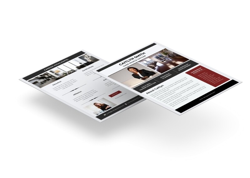 Executive BIO | Media Kit | Canva Design Template