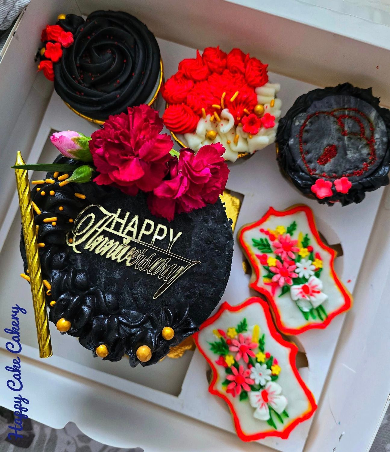 Happy Cake Cakery Anniversary signature box