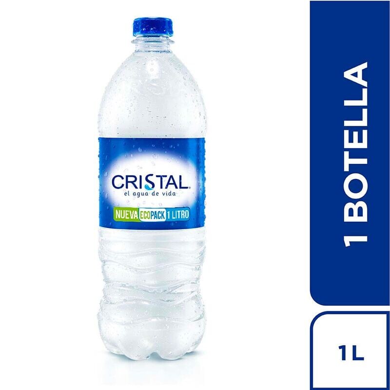 AGUA CRISTAL 1LITRO X12