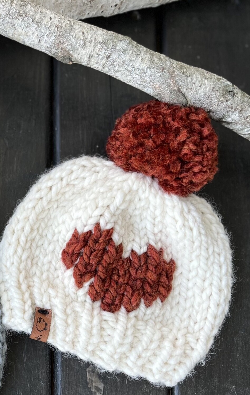 Knifty’s Baby Heart Hats