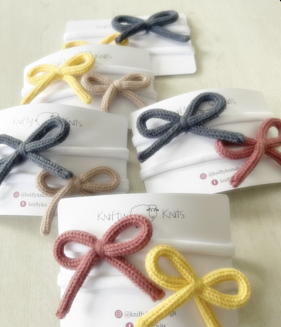 Knifty’s Baby French Bow Headbands