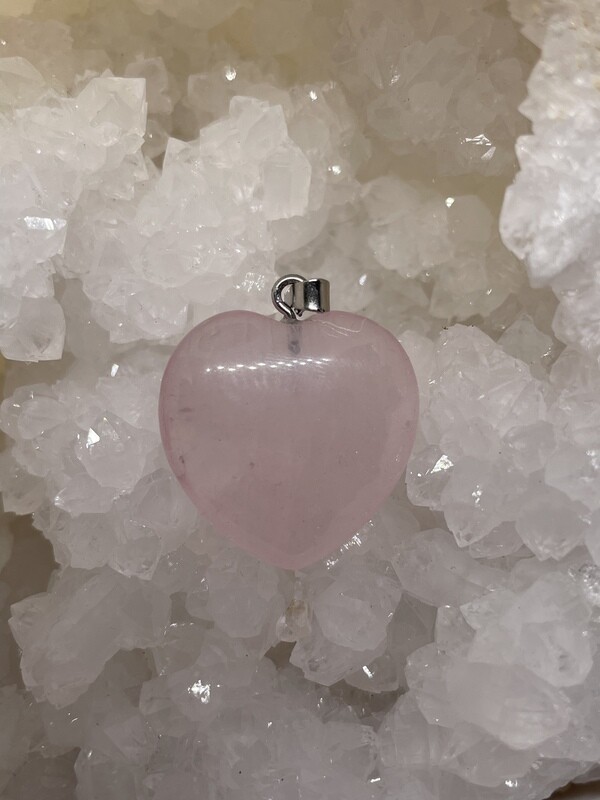 Pendentifs en quartz rose