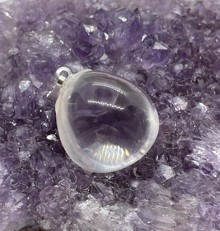 Pendentifs en cristal de roche