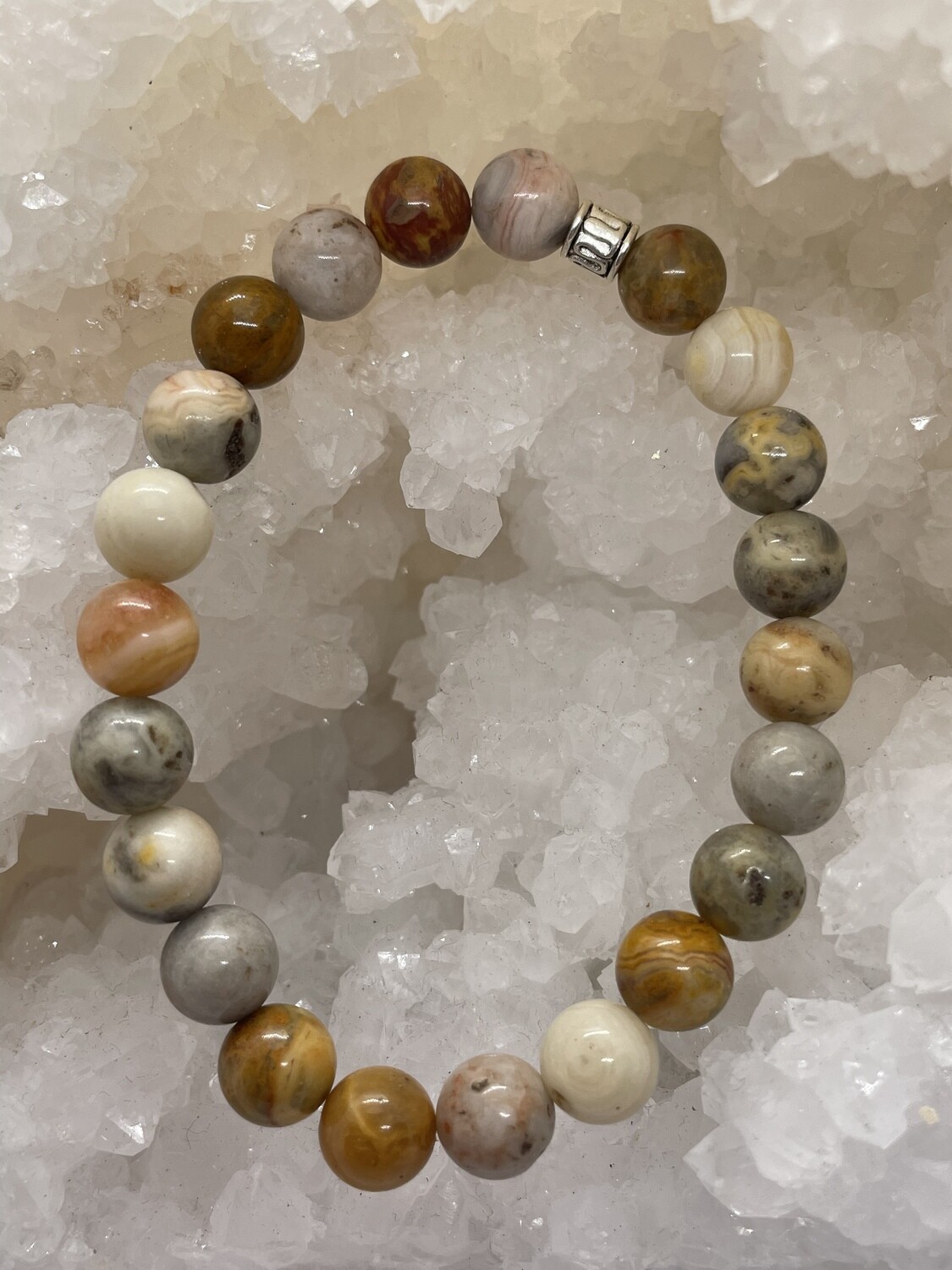 BRACELET AGATE CRAZY LACE