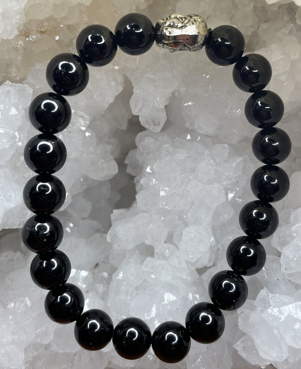 BRACELET EN TOURMALINE NOIRE
