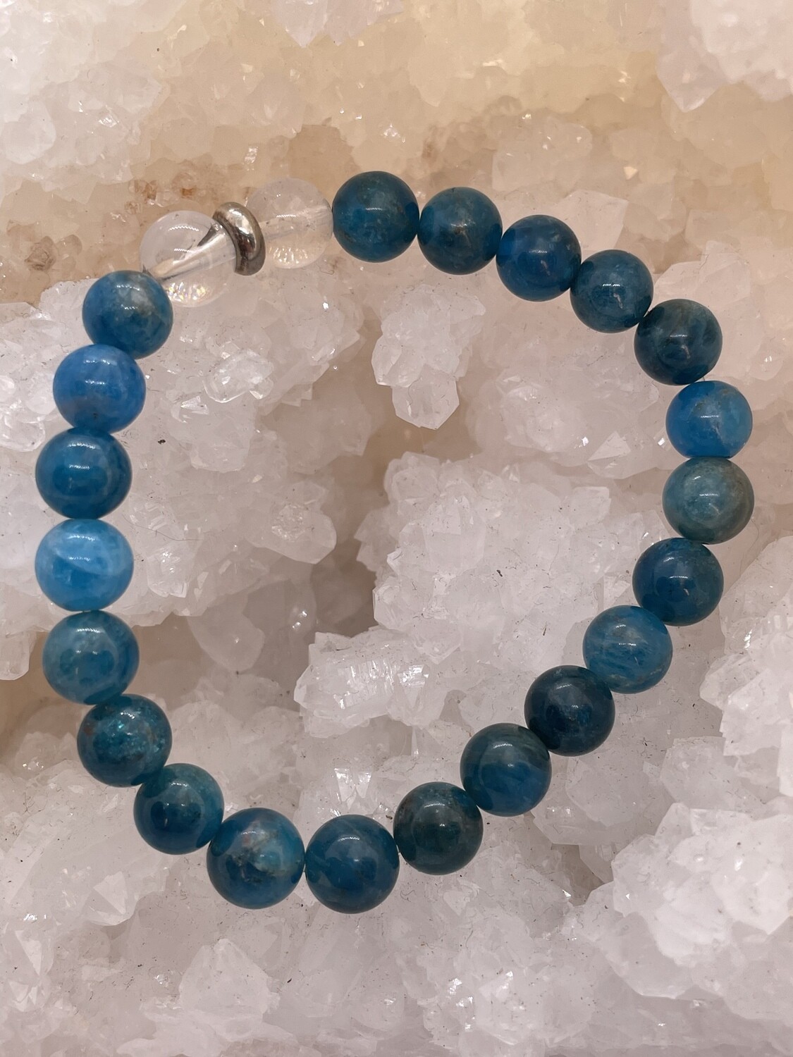 BRACELET APATITE BLEUE
