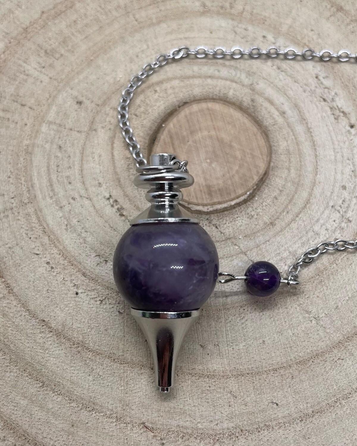 PENDULE AMÉTHYSTE BOULE
