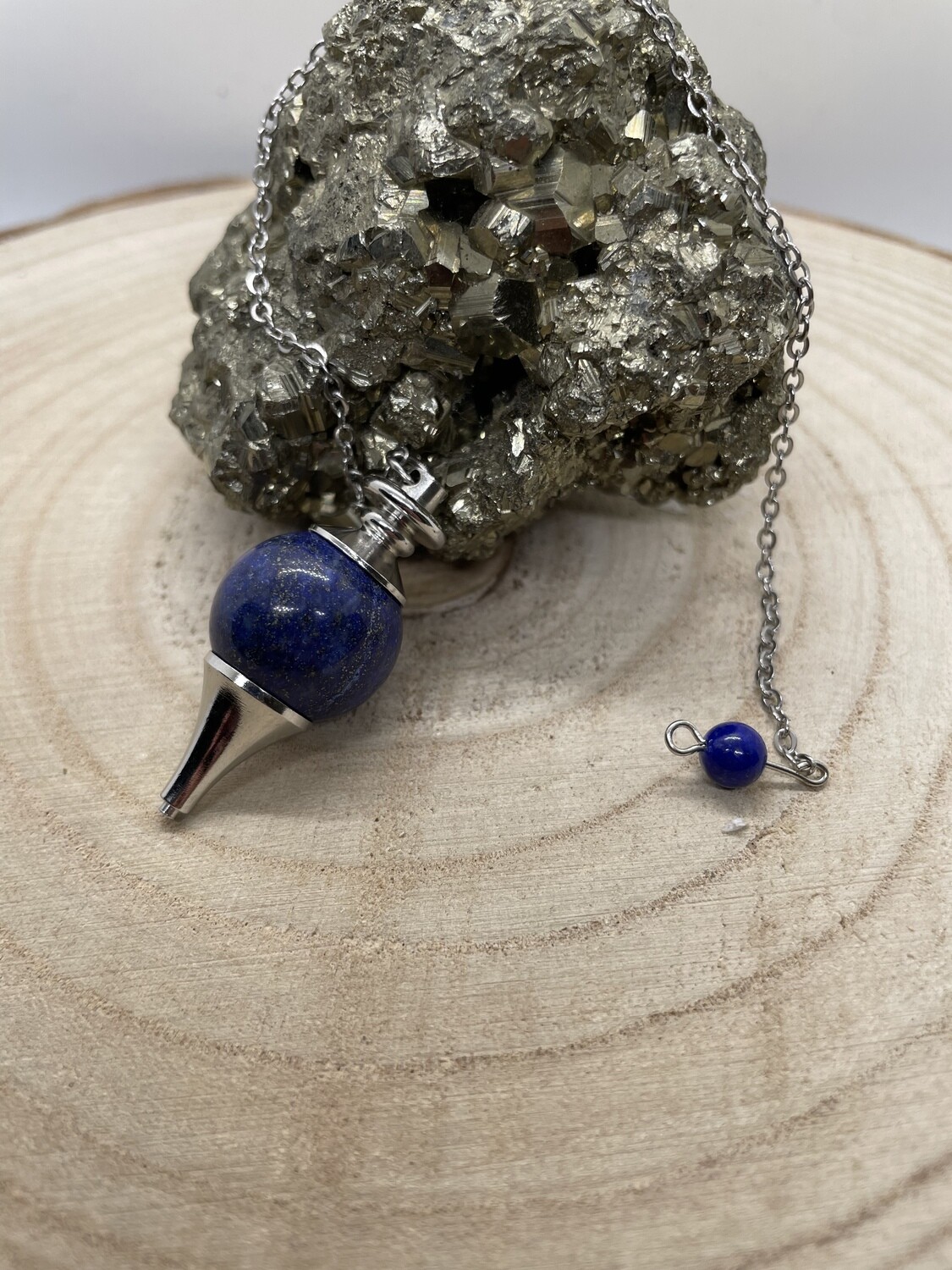 PENDULE LAPIS-LAZULI BOULE