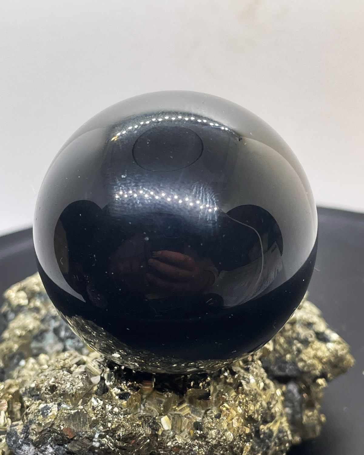 SPHERE EN OBSIDIENNE