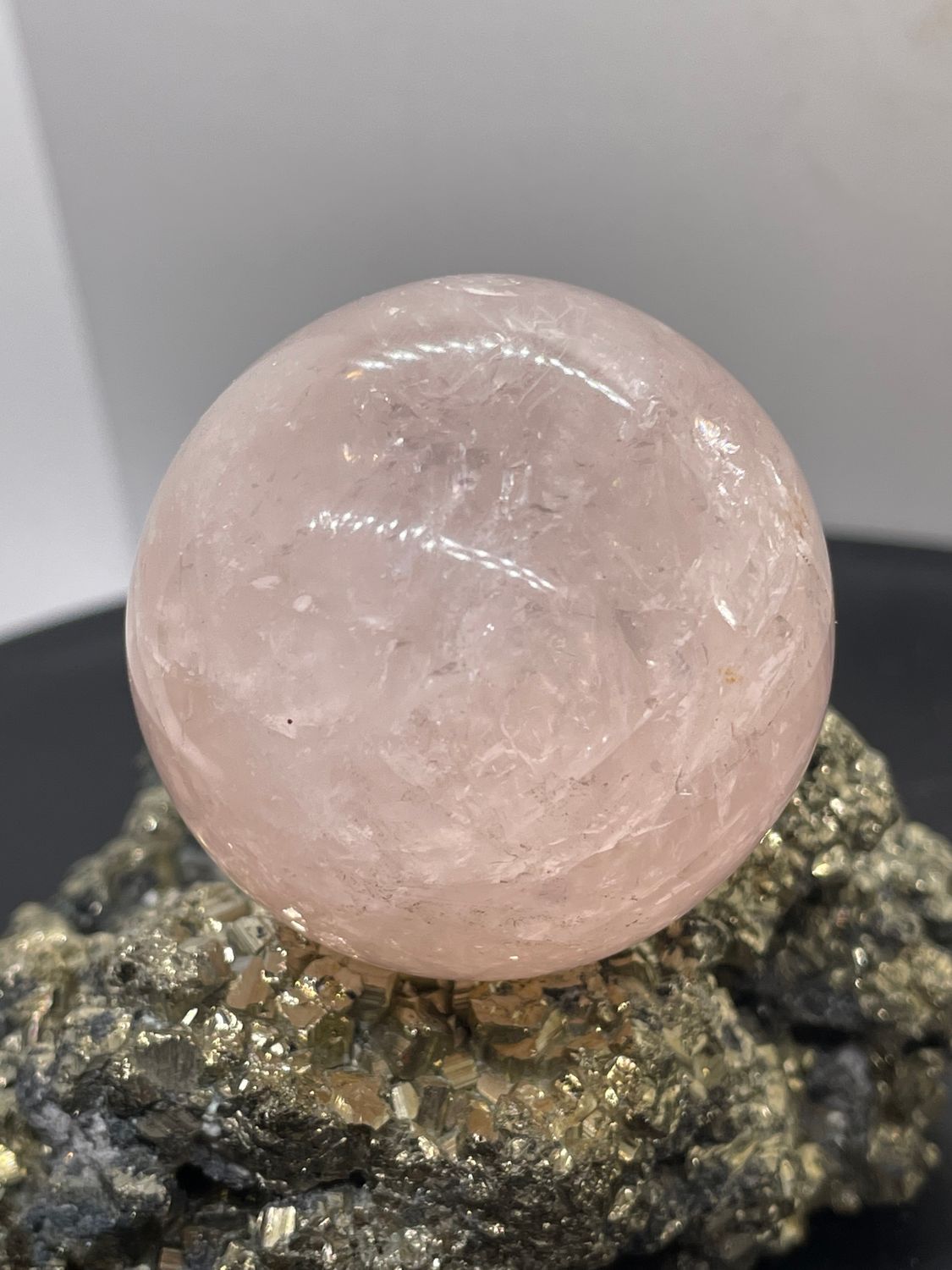 SPHERE QUARTZ ROSE