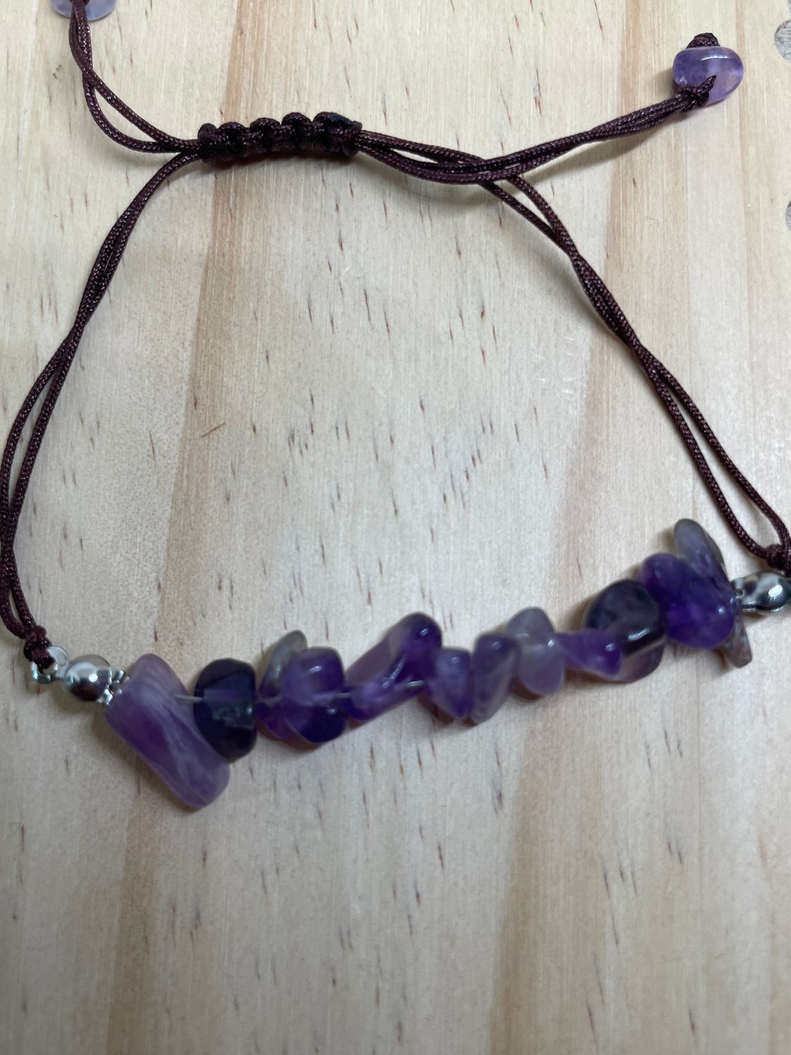 BRACELET AMÉTHYSTE BAROQUE