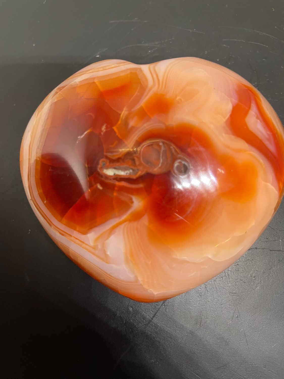 COEUR EN CORNALINE
