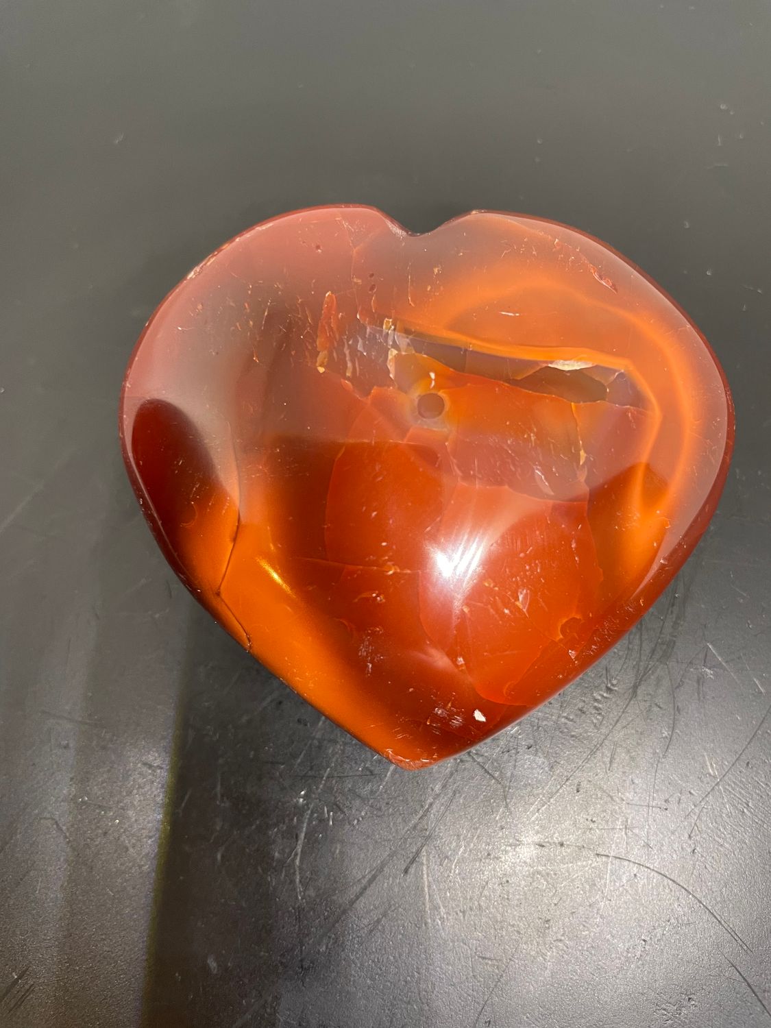 COEUR EN CORNALINE