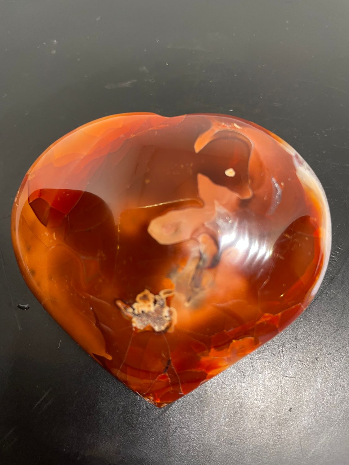 COEUR EN CORNALINE
