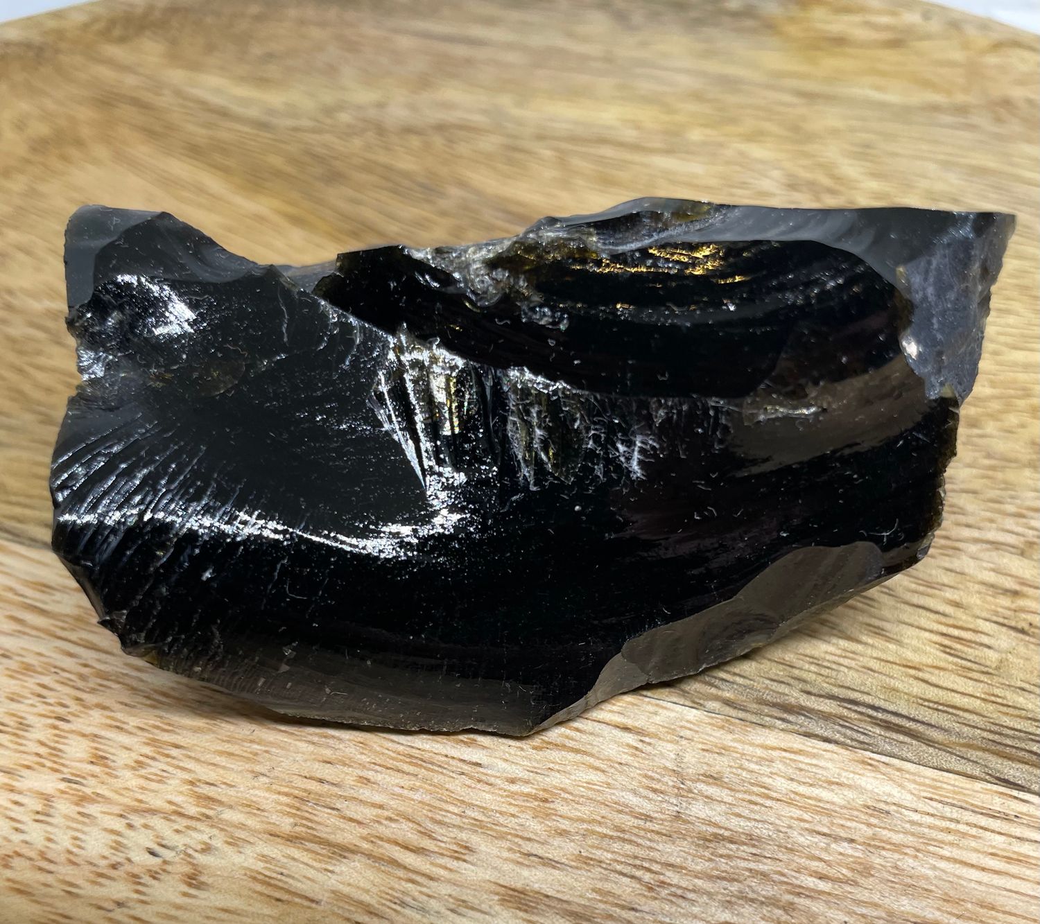 OBSIDIENNE OEIL CELESTE /DORÉE BRUTE