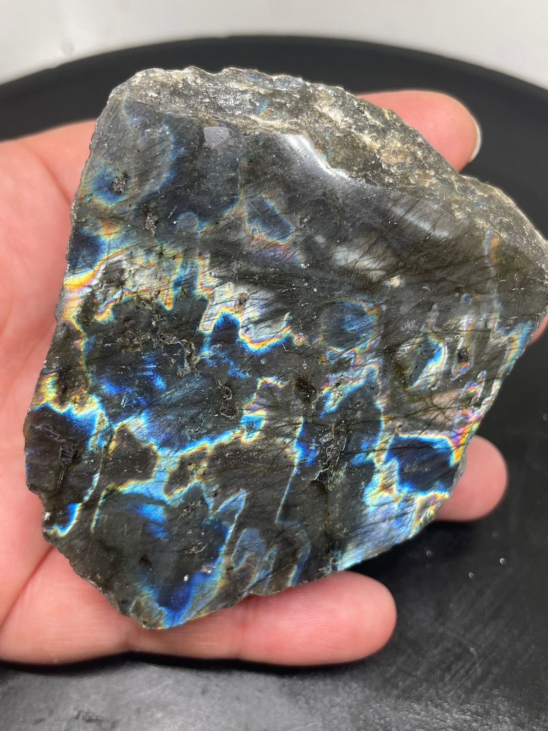 LABRADORITE POLIE UNE FACE