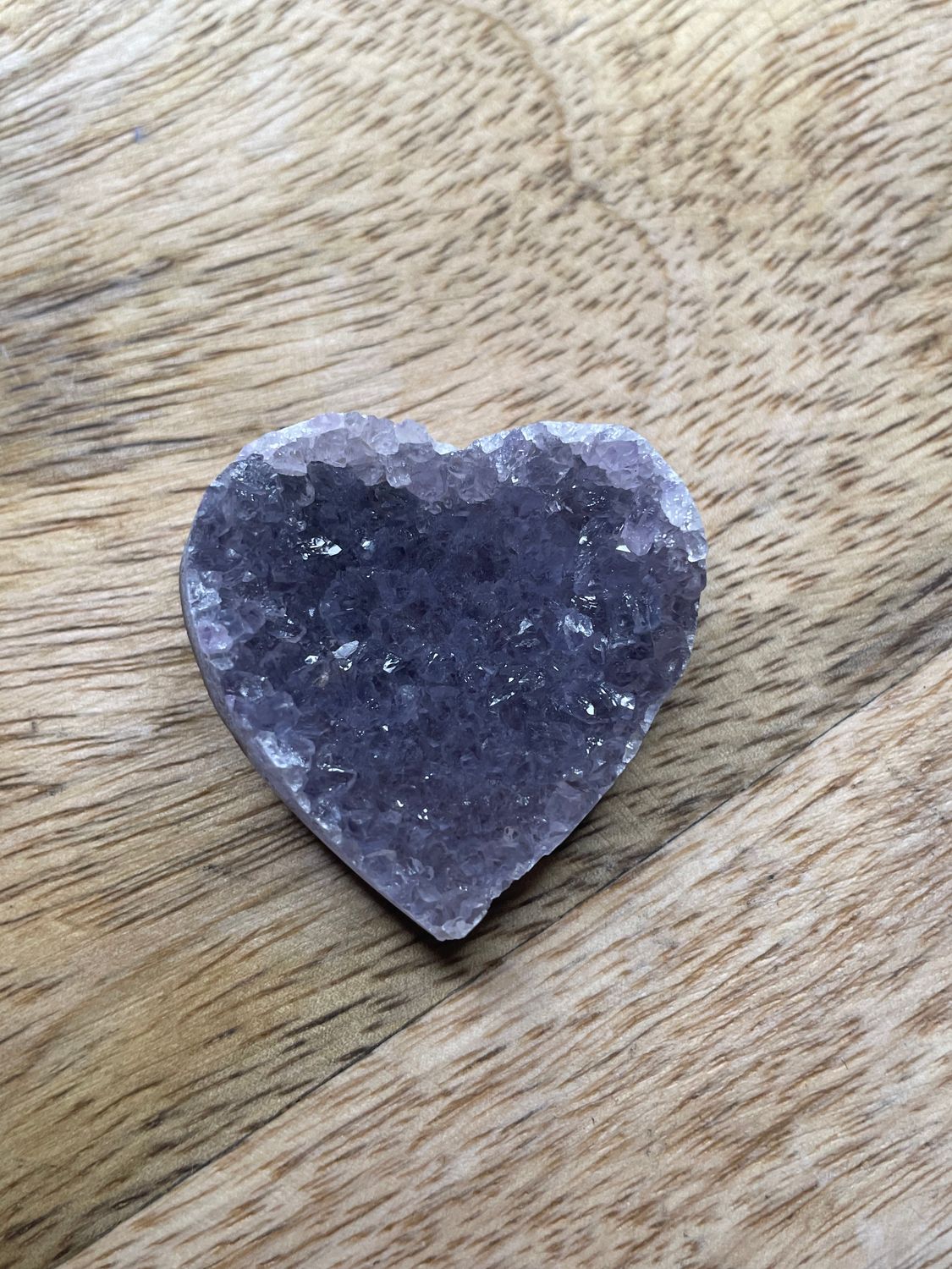 COEUR EN AMÉTHYSTE