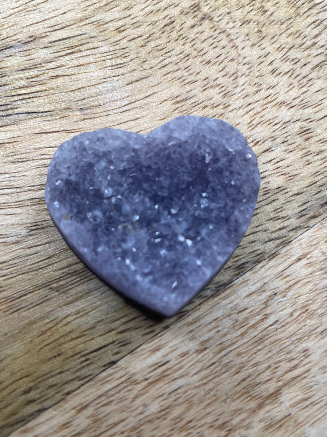 COEUR EN AMÉTHYSTE