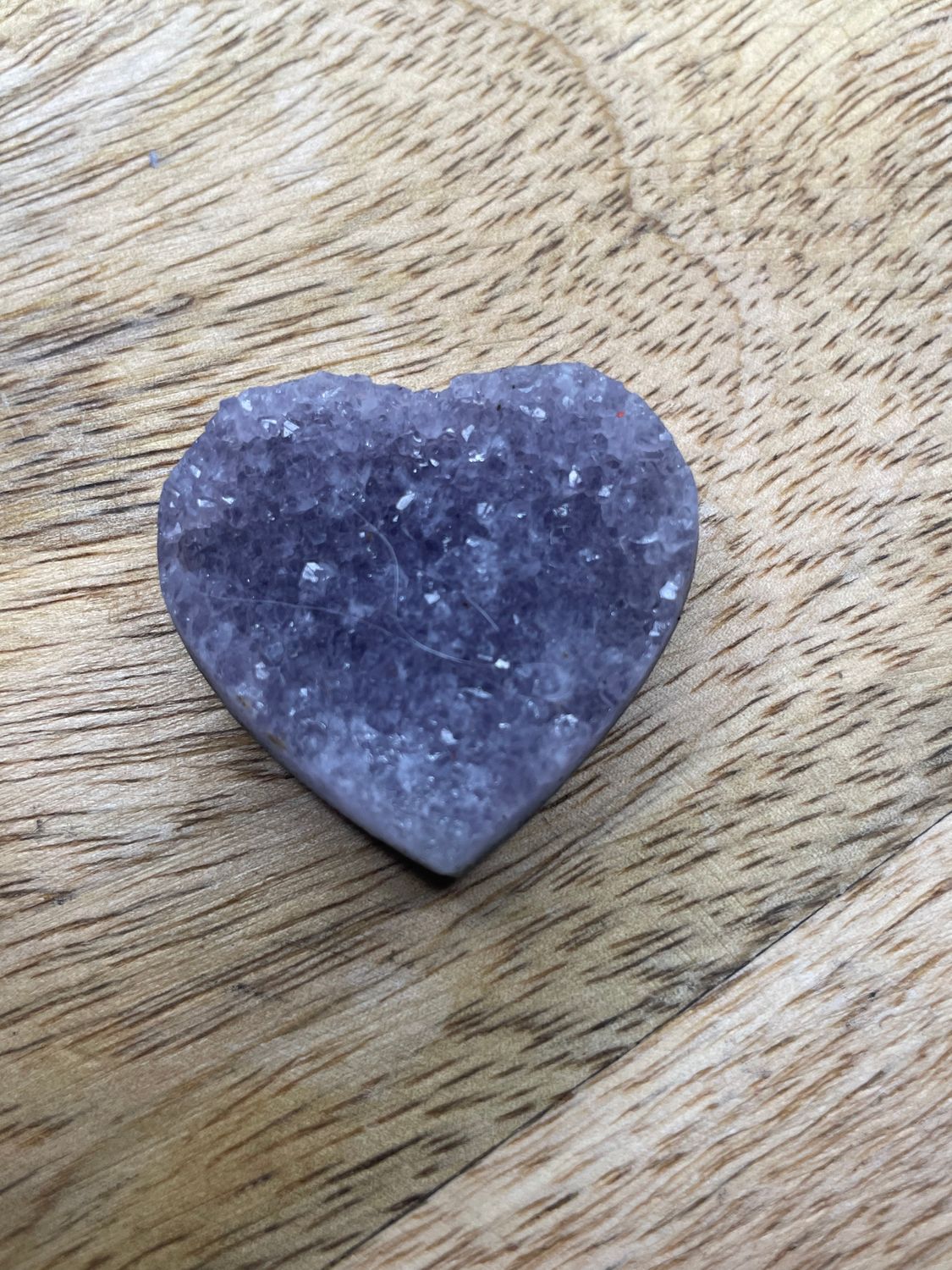 COEUR EN AMÉTHYSTE