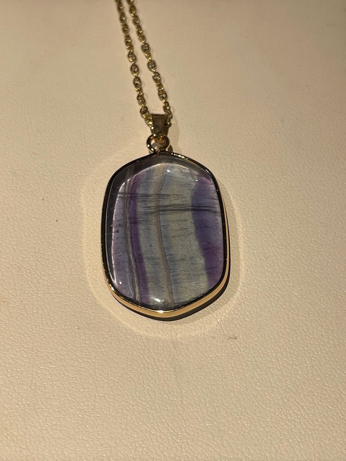Pendentif en fluorite