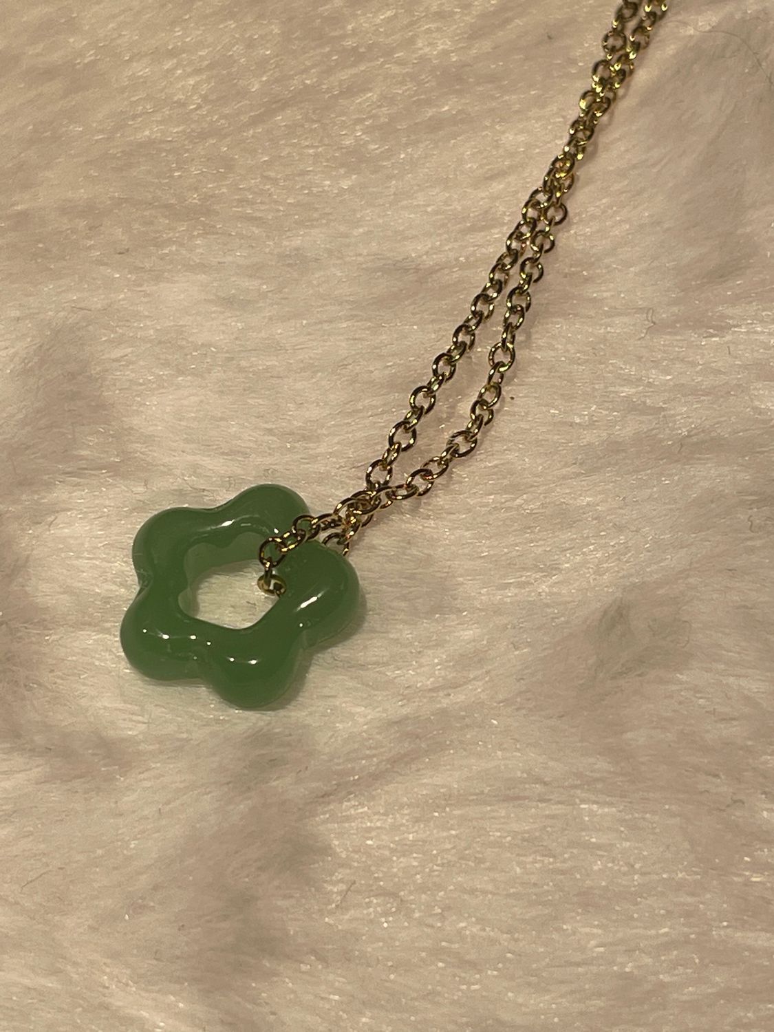 PENDENTIF TRÈFLE PORTE BONHEUR