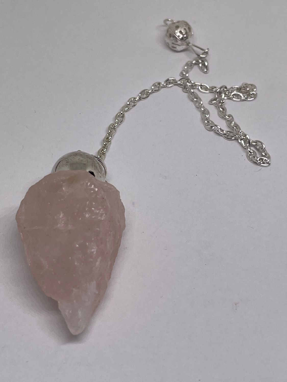 PENDULE QUARTZ ROSE BRUT