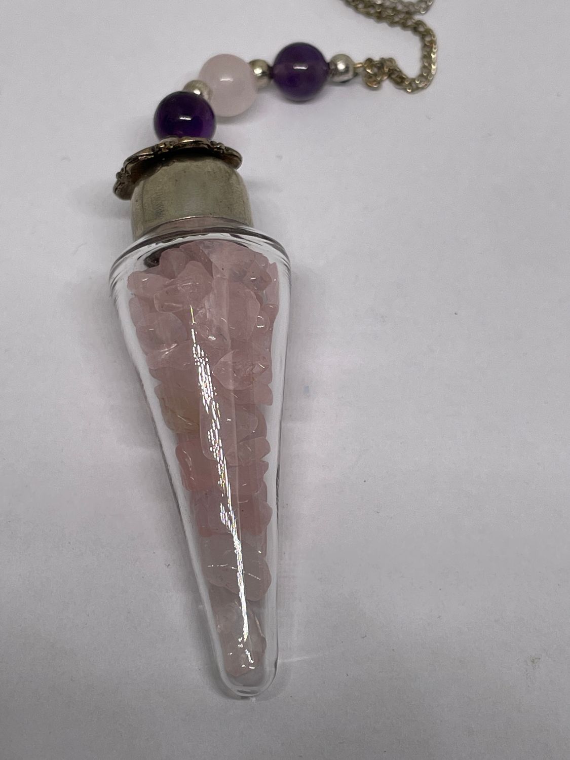 PENDULE QUARTZ ROSE