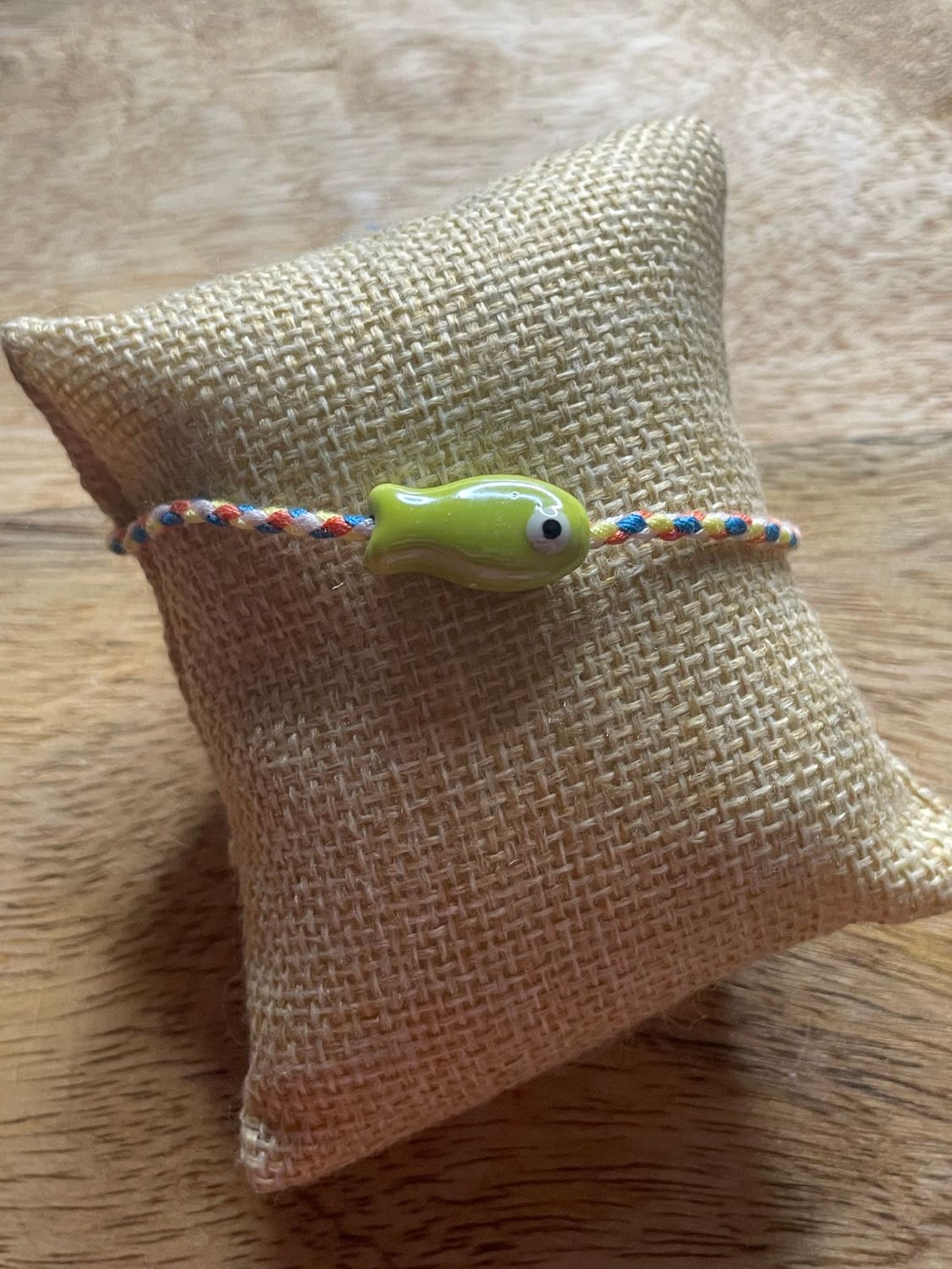 BRACELET AMITIÉ PORTE BONHEUR VERT