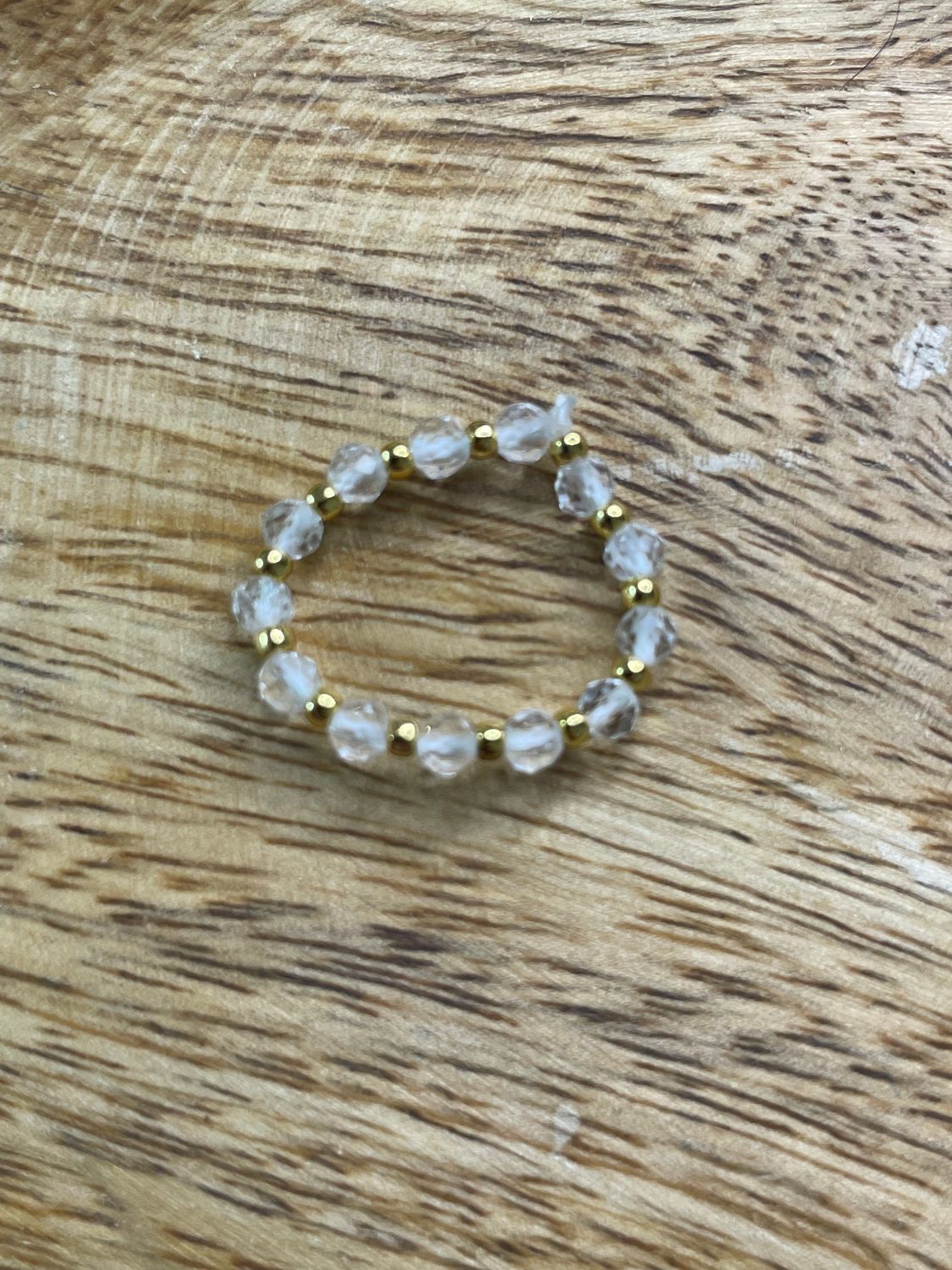 BAGUE EN CRISTAL DE ROCHE