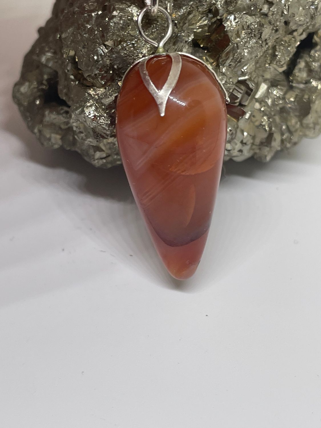 Pendule en Cornaline
