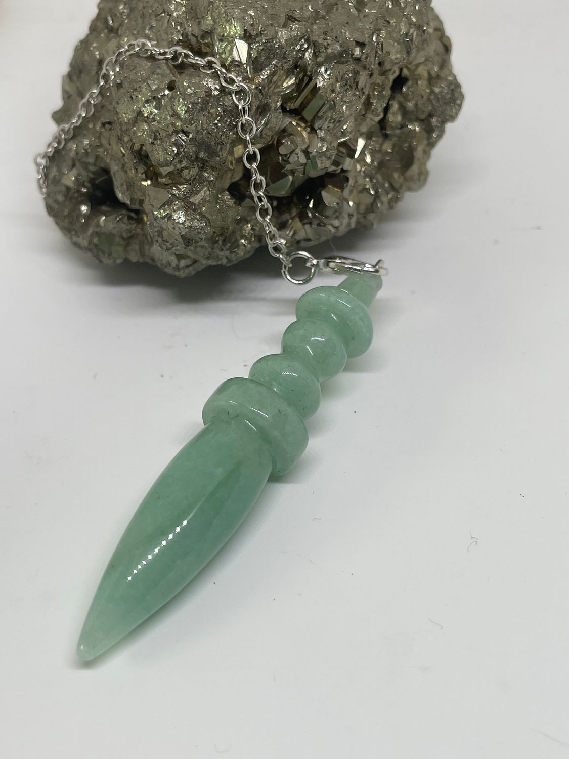 PENDULE ÉGYPTIEN AVENTURINE VERTE