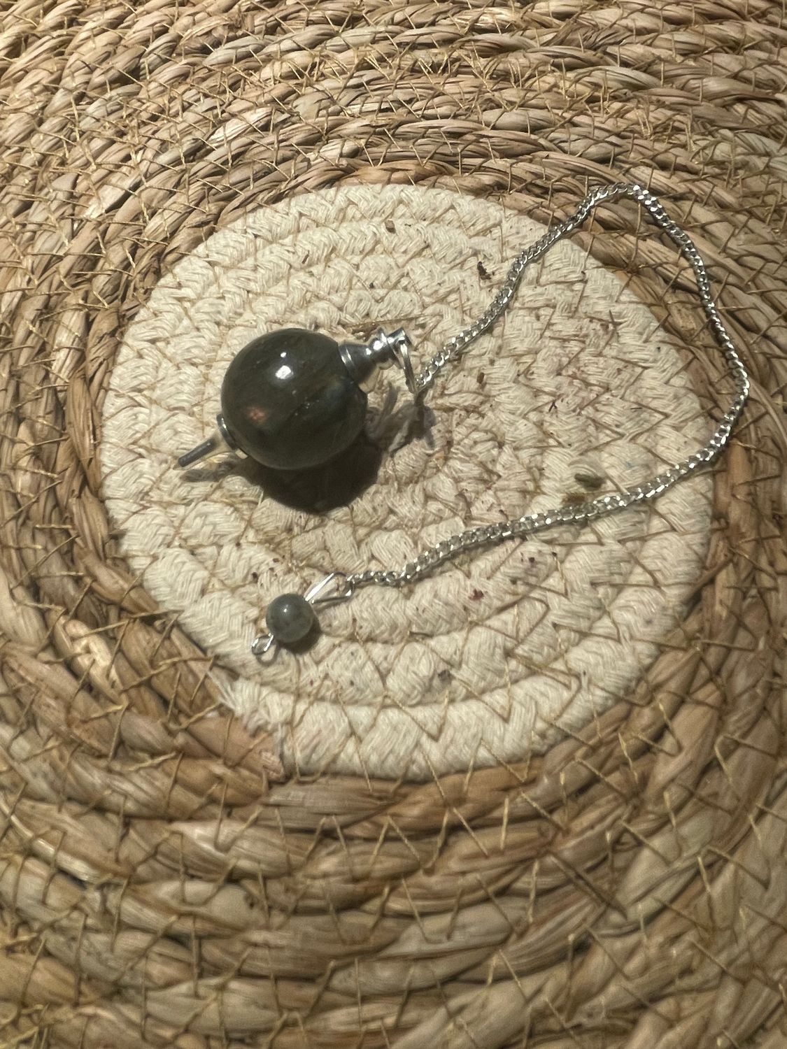 Pendule Sphère en Labradorite