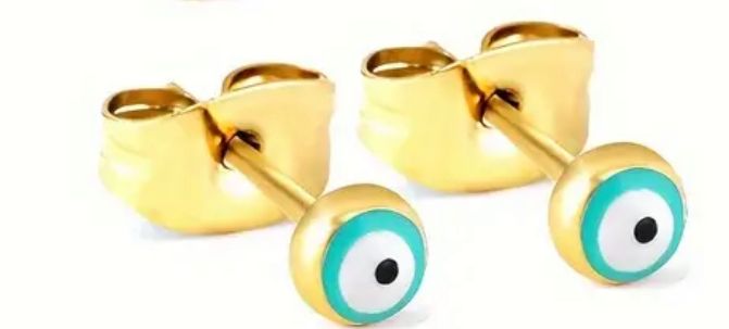 BOUCHE D OREILLES ŒIL TURQUOISE