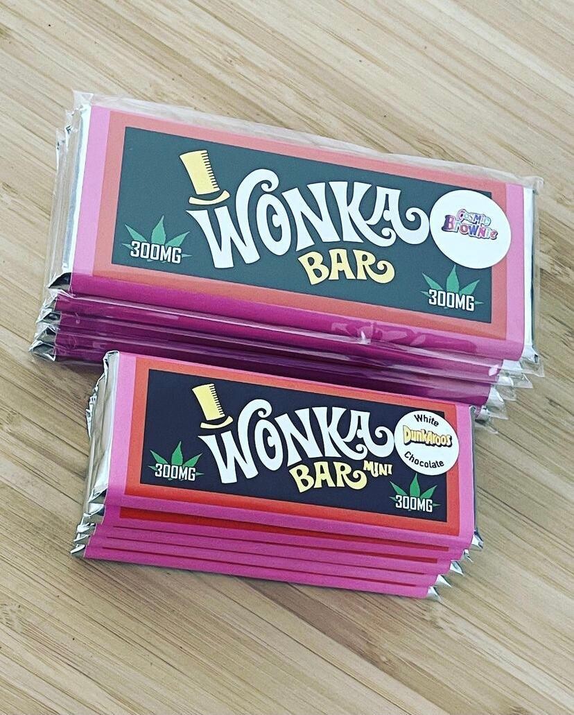 Wonka 500mg Chocolate Bars