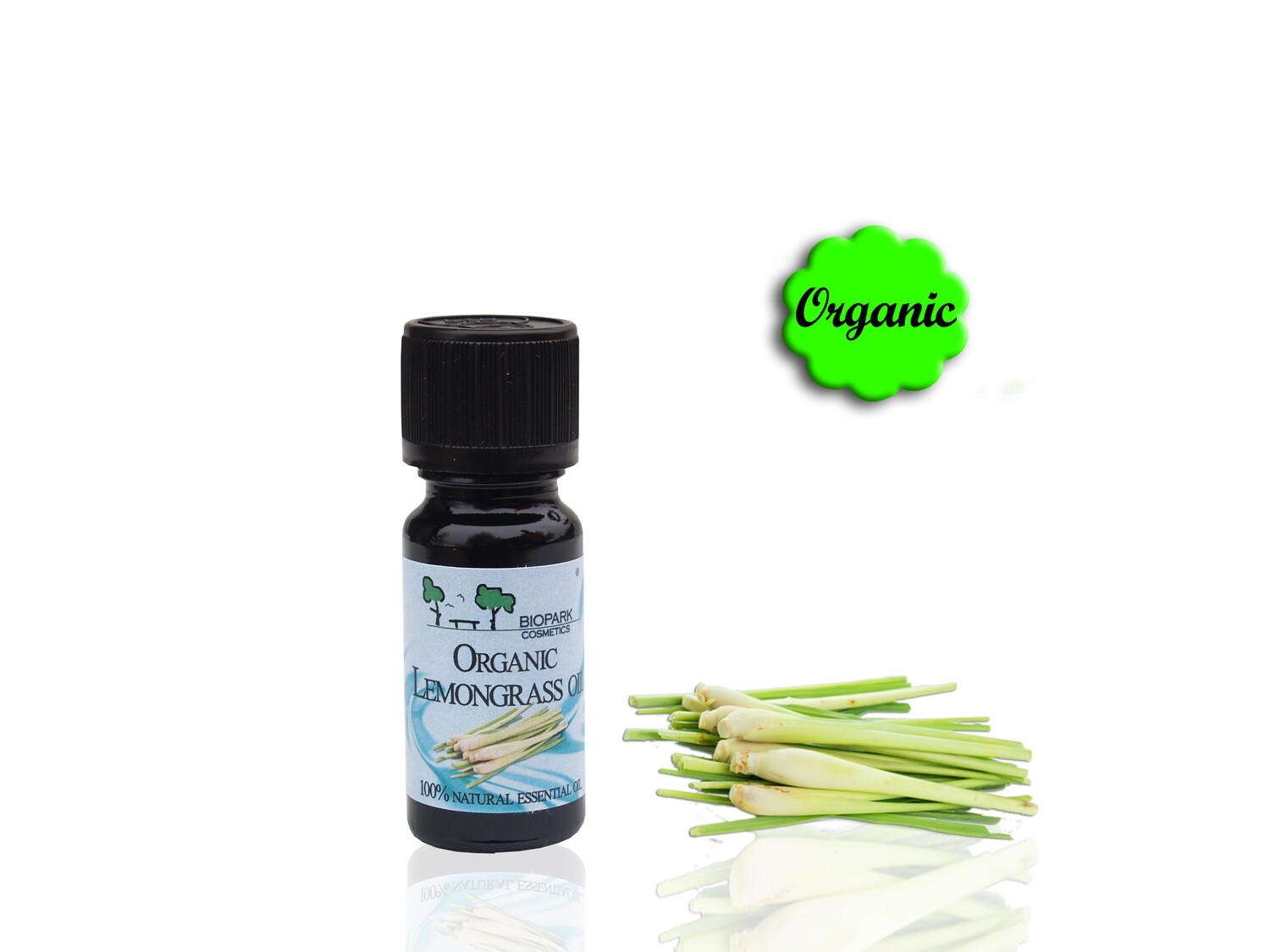Organic Lemongrass Essential Oil, 10ml