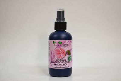 Organic Damascus Rose Hydrosol, 100ml