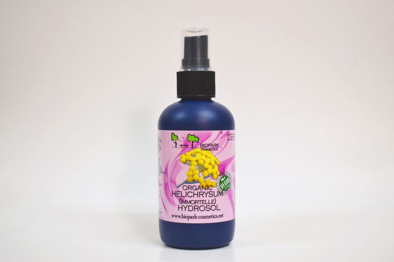 Organic Helichrysum (Immortelle) Hydrosol, 100ml / 1l