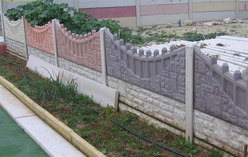 Fence panel Curved. 180 cm x 60cm x 5cm