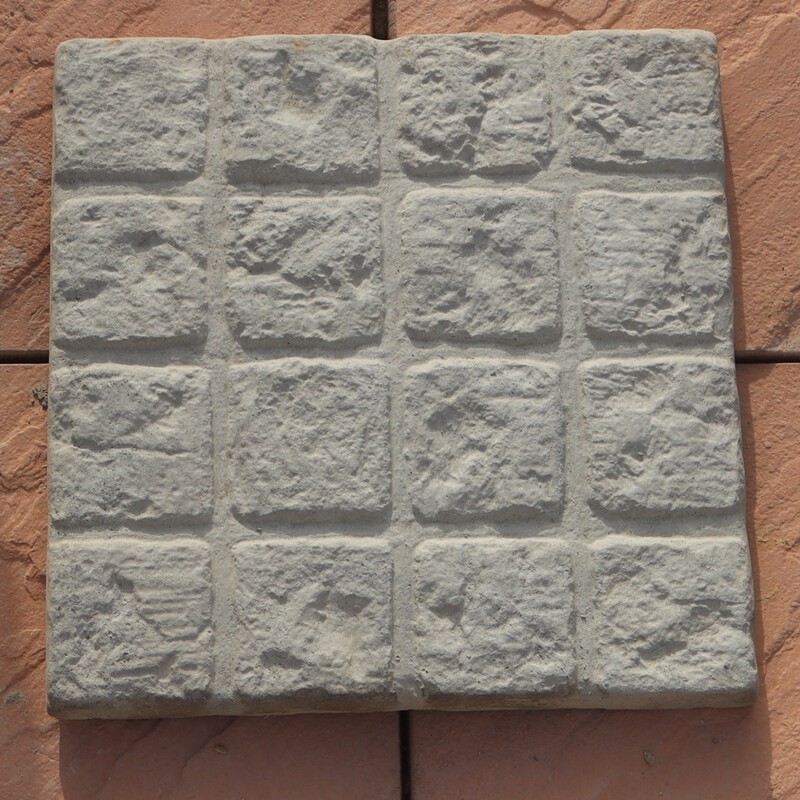 Cobble Pavers Brick mortar extra rough style 22.5cm x22.5cm x5 cm