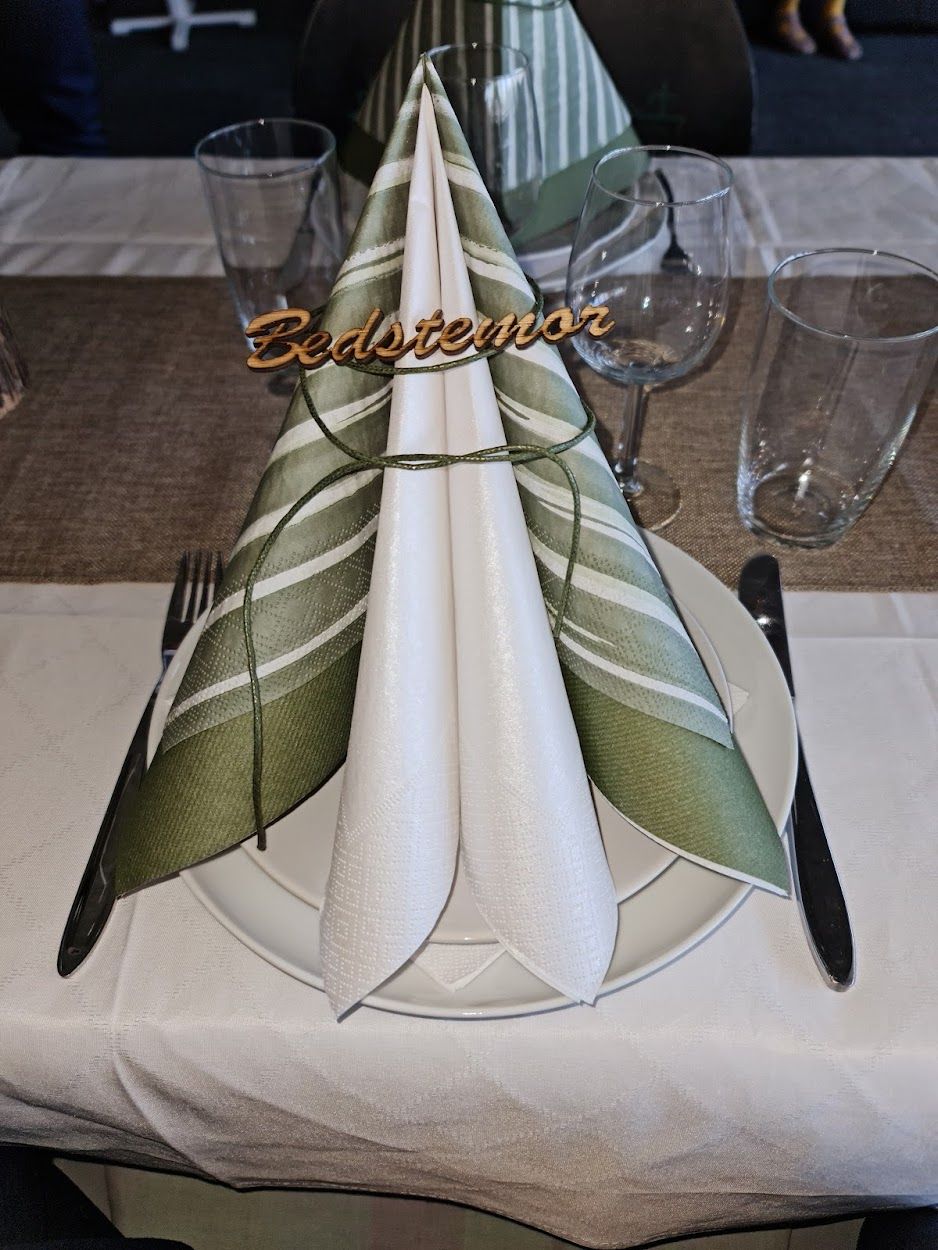 Bordkort i træ Skrift Type 1