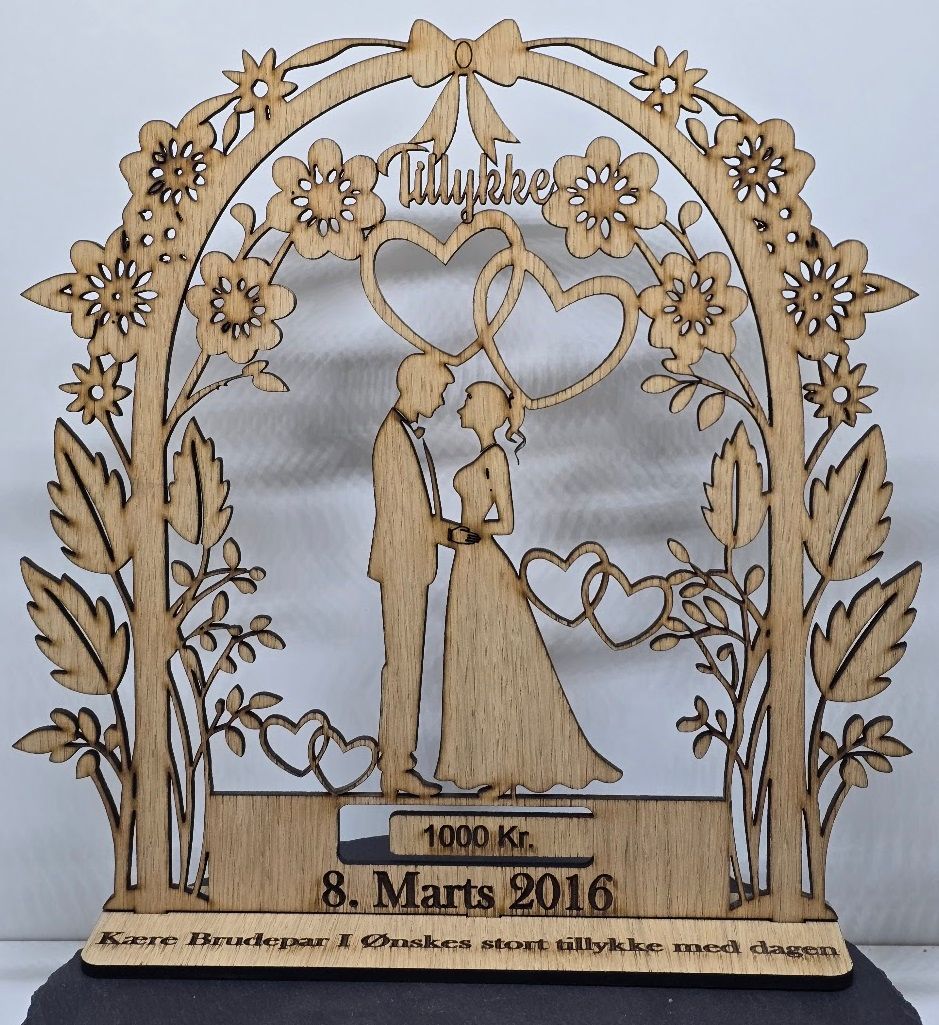 Brudepar - Til Pengegave