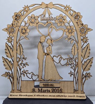 Brudepar - Til Pengegave