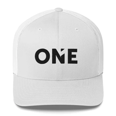 ONE Trucker Cap (3D Puff Embroidery)
