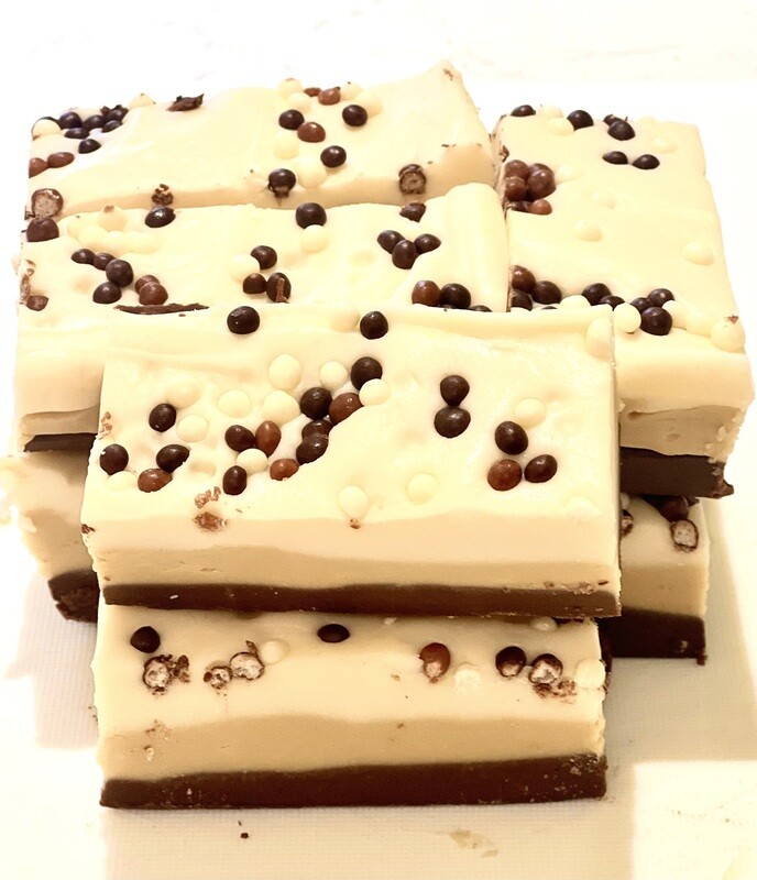 Triple Layer Home Made Welsh Butter Fudge