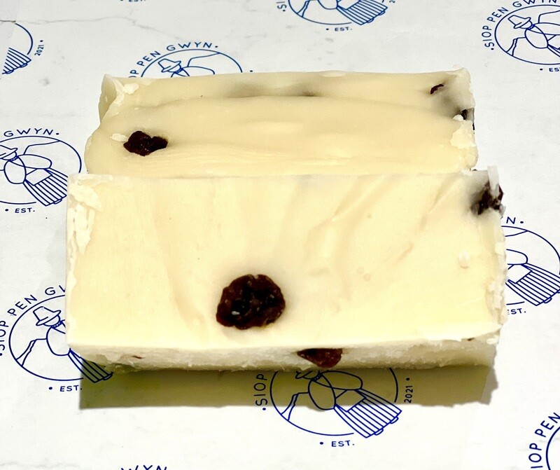 Rum and Raisin Home Made Welsh Butter Fudge