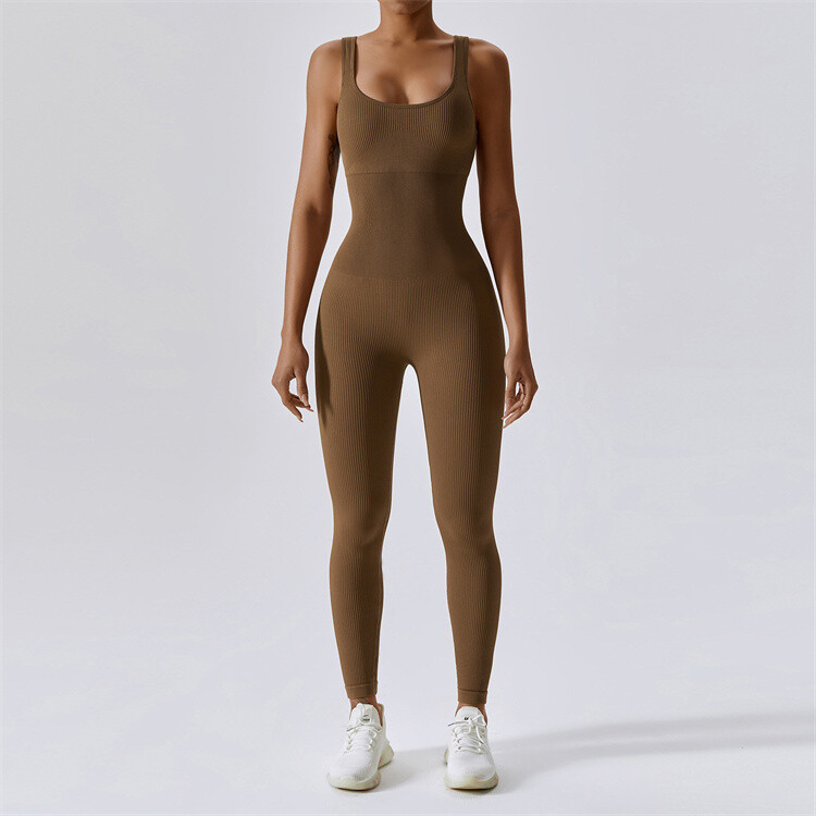 Jumpsuit With Tommy Compression, Size: S, Color: Coffe