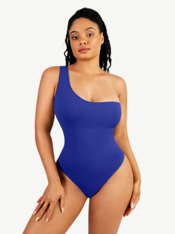 Seamless One-Shoulder Tummy Control Body Bodysuit