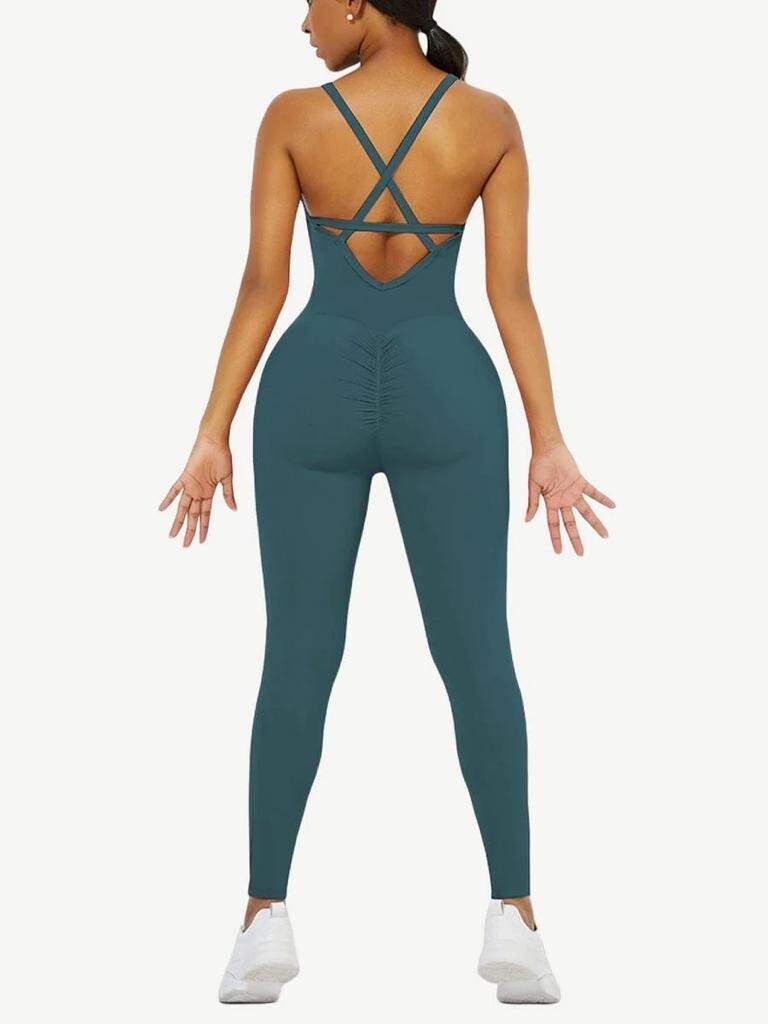 JUMPSUIT, Color: Teel Blue, Size: M