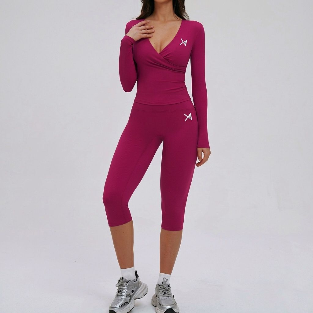 Allure Set(2pc. long sleeve + Capri Leggings).